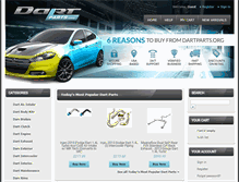 Tablet Screenshot of dartparts.org